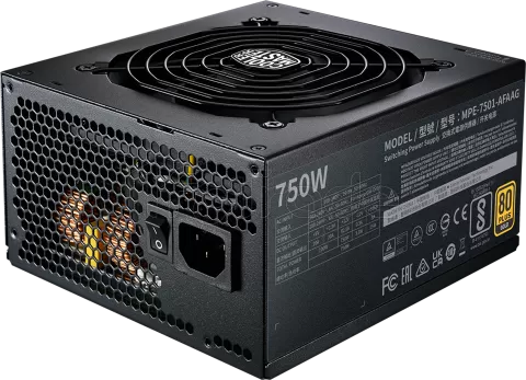 Photo de Alimentation ATX Cooler Master MWE Gold V3 - 750W (Noir)