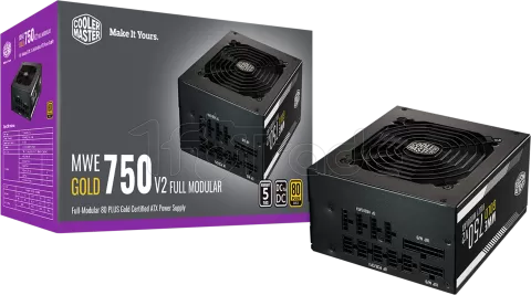 Photo de Alimentation ATX Cooler Master MWE Gold V3 - 750W (Noir)