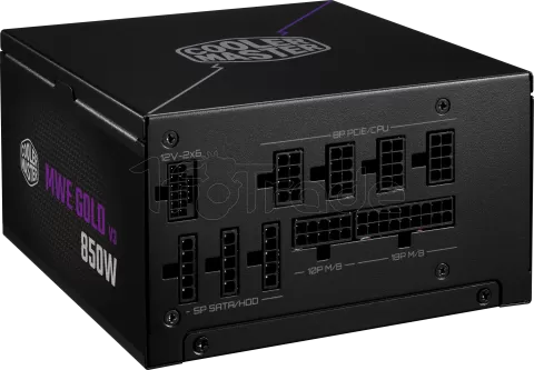 Photo de Alimentation ATX Cooler Master MWE Gold V3 - 850W (Noir)