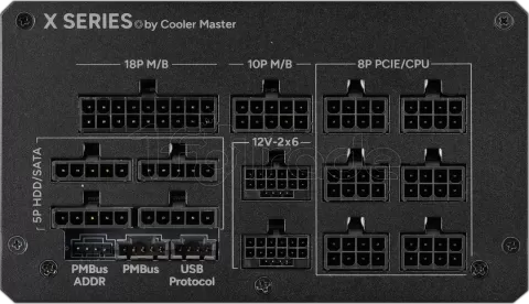 Photo de Alimentation ATX Cooler Master X Mighty - 2000W (Noir)