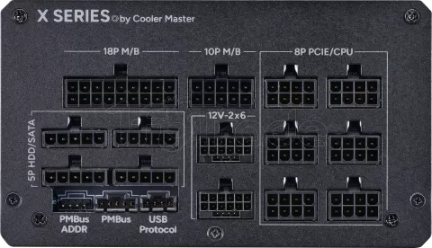 Photo de Alimentation ATX Cooler Master X Silent Max - 1300W (Noir)