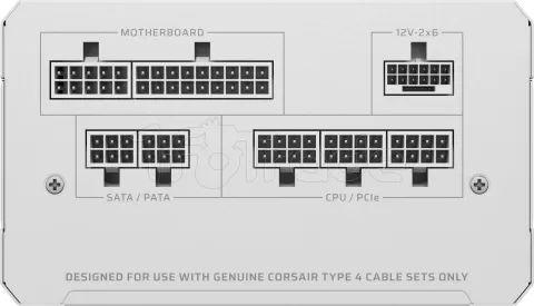 Photo de Alimentation ATX Corsair RMe (2025) - 850W (Blanc)