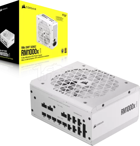 Photo de Alimentation ATX Corsair RMx Shift - 1000W (Blanc)