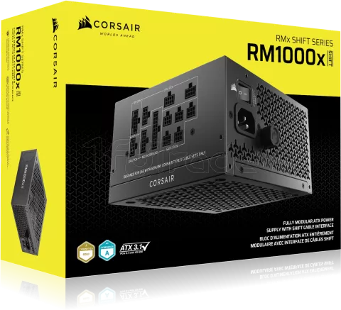 Photo de Alimentation ATX Corsair RMx Shift (2025) - 1000W (Noir)