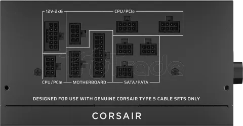 Photo de Alimentation ATX Corsair RMx Shift (2025) - 750W (Noir)