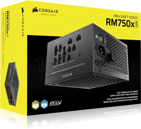 Photo de Alimentation ATX Corsair RMx Shift (2025) - 750W (Noir)