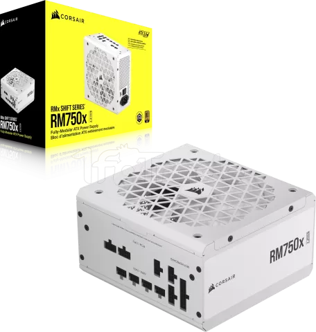 Photo de Alimentation ATX Corsair RMx Shift - 750W (Blanc)