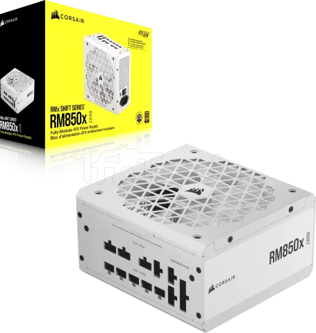 Photo de Alimentation ATX Corsair RMx Shift - 850W (Blanc)