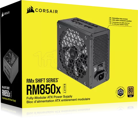 Photo de Alimentation ATX Corsair RMx Shift - 850W (Noir)