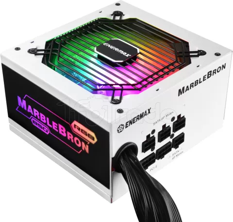 Photo de Alimentation ATX Enermax MarbleBron RGB - 850W (Blanc)