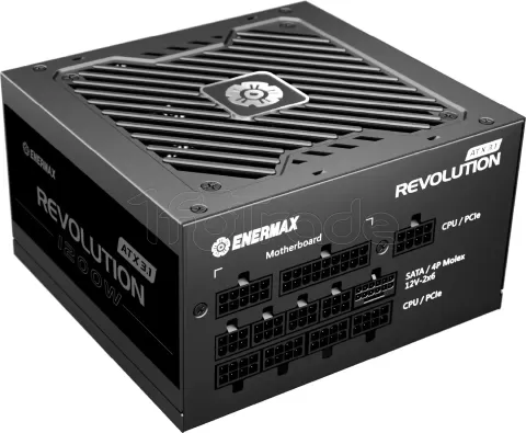 Photo de Alimentation ATX Enermax Revolution ATX 3.1 - 1200W (Noir)