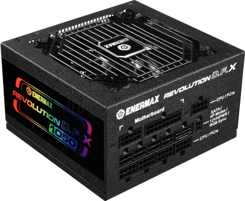 Photo de Alimentation ATX Enermax Revolution D.F. X RGB - 1050W (Noir)