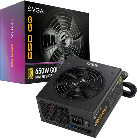 Photo de Alimentation ATX EVGA GQ - 650W (Noir)