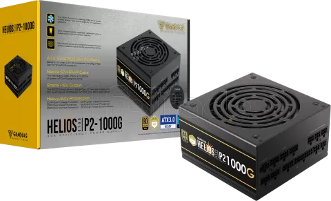 Photo de Alimentation ATX Gamdias Helios P2G - 1000W (Noir)