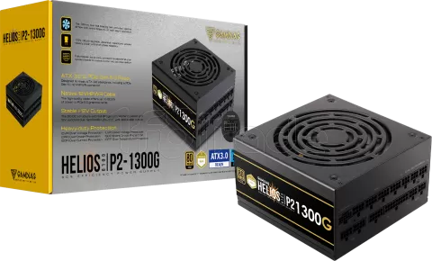 Photo de Alimentation ATX Gamdias Helios P2G - 1300W (Noir)