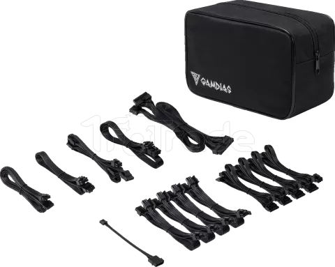 Photo de Alimentation ATX Gamdias Helios P2G - 1300W (Noir)