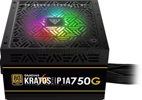 Photo de Alimentation ATX Gamdias Kratos P1A-750G RGB - 750W (Noir) Gold