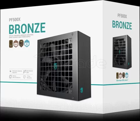 Photo de Alimentation ATX Gamerstorm PF500X - 500W (Noir)