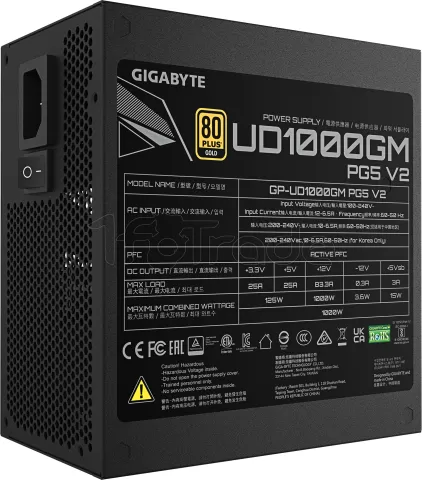 Photo de Alimentation ATX Gigabyte Ultra Durable GM PG5 V2 - 1000W (Noir)