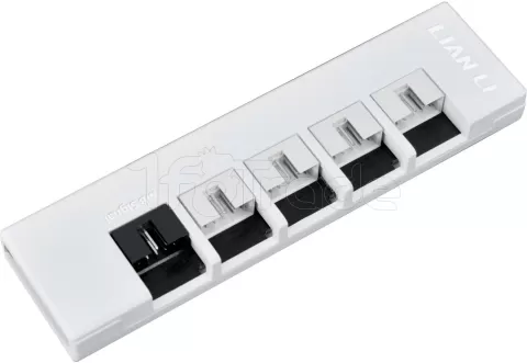Photo de Alimentation ATX Lian Li Rotational Shift - 1200W (Blanc) avec hub