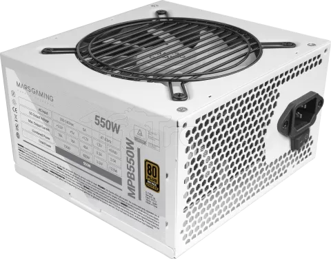Photo de Alimentation ATX Mars Gaming MPB - 550W (Blanc)