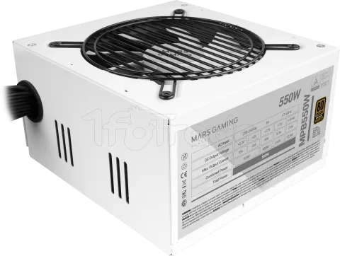 Photo de Alimentation ATX Mars Gaming MPB - 550W (Blanc)
