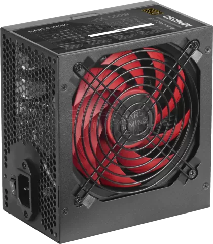 Photo de Alimentation ATX Mars Gaming MPB - 550W (Noir/Rouge)
