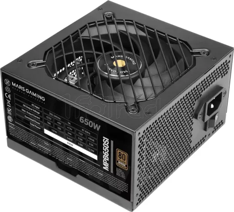 Photo de Alimentation ATX Mars Gaming MPB Pro SI - 650W (Noir)