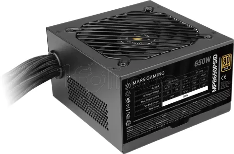 Photo de Alimentation ATX Mars Gaming MPB Pro SID - 650W (Noir)