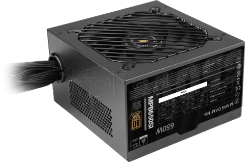Photo de Alimentation ATX Mars Gaming MPB-SI - 650W (Noir)