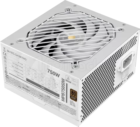 Photo de Alimentation ATX Mars Gaming MPB-SI - 750W (Blanc)