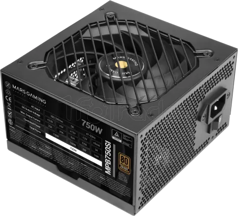 Photo de Alimentation ATX Mars Gaming MPB-SI - 750W (Noir)