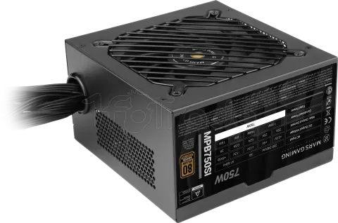 Photo de Alimentation ATX Mars Gaming MPB-SI - 750W (Noir)