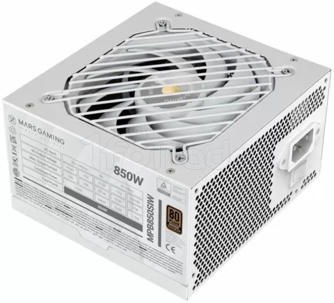 Photo de Alimentation ATX Mars Gaming MPB-SI - 850W (Blanc)