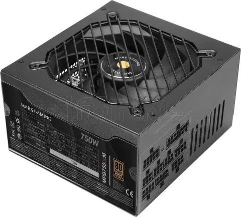 Photo de Alimentation ATX Mars Gaming MPB-SIM - 750W (Noir)