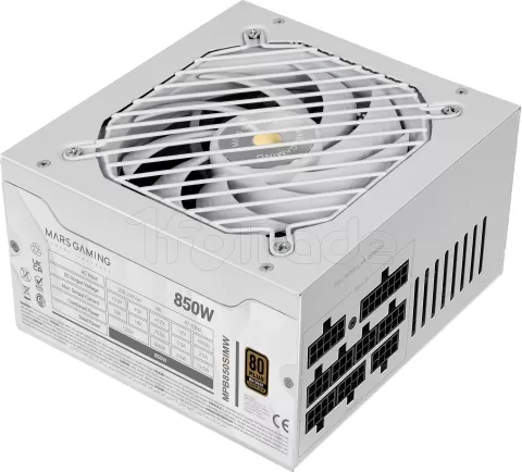 Photo de Alimentation ATX Mars Gaming MPB-SIM - 850W (Blanc)