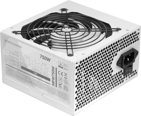 Photo de Alimentation ATX Mars Gaming MPIII - 750W (Blanc)