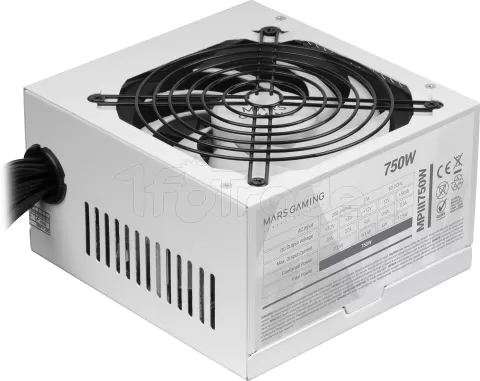 Photo de Alimentation ATX Mars Gaming MPIII - 750W (Blanc)