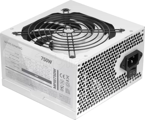 Photo de Alimentation ATX Mars Gaming MPIII - 750W (Blanc)