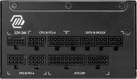 Photo de Alimentation ATX MSI Mag A1000GL PCIe5 - 750W (Noir)