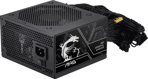 Photo de Alimentation ATX MSI Mag A750BN PCie5 III - 750W (Noir)