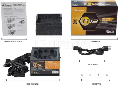 Photo de Alimentation ATX Seasonic B12 BC - 550W