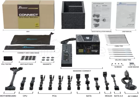 Photo de Alimentation ATX Seasonic Connect - 750W (Noir)