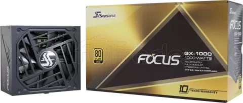 Photo de Alimentation ATX Seasonic Focus GX ATX 3.0 - 1000W (Noir)