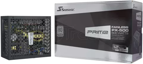 Photo de Alimentation ATX Seasonic Prime Fanless PX - 500W (Noir) Passive