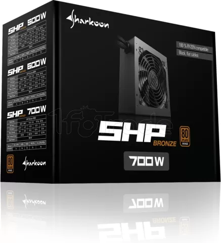 Photo de Alimentation ATX Sharkoon SHP Bronze - 600W