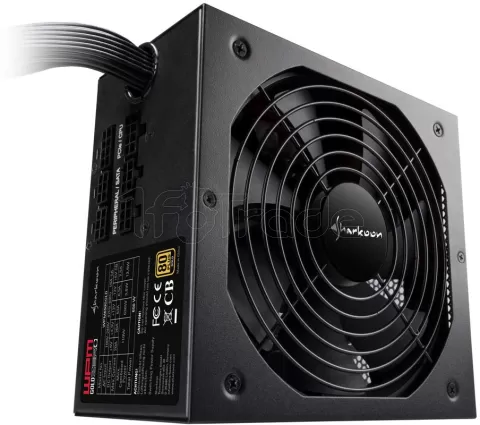 Photo de Alimentation ATX Sharkoon WPM Gold Zero - 550W