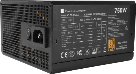 Photo de Alimentation ATX Thermalright TBS - 750W (Noir)