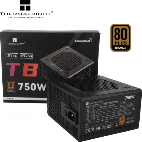 Photo de Alimentation ATX Thermalright TBS - 750W (Noir)