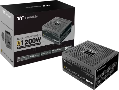 Photo de Alimentation ATX Thermaltake Toughpower GF3 - 1200W (Noir)